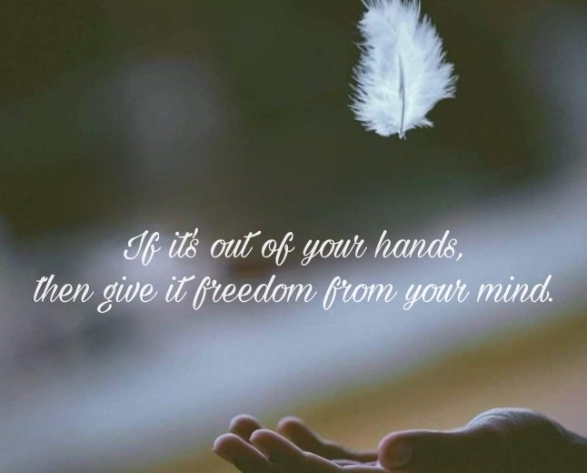 Out of your hands
